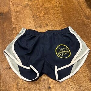 Girls Soffe Blue and Grey Shorts Size Large